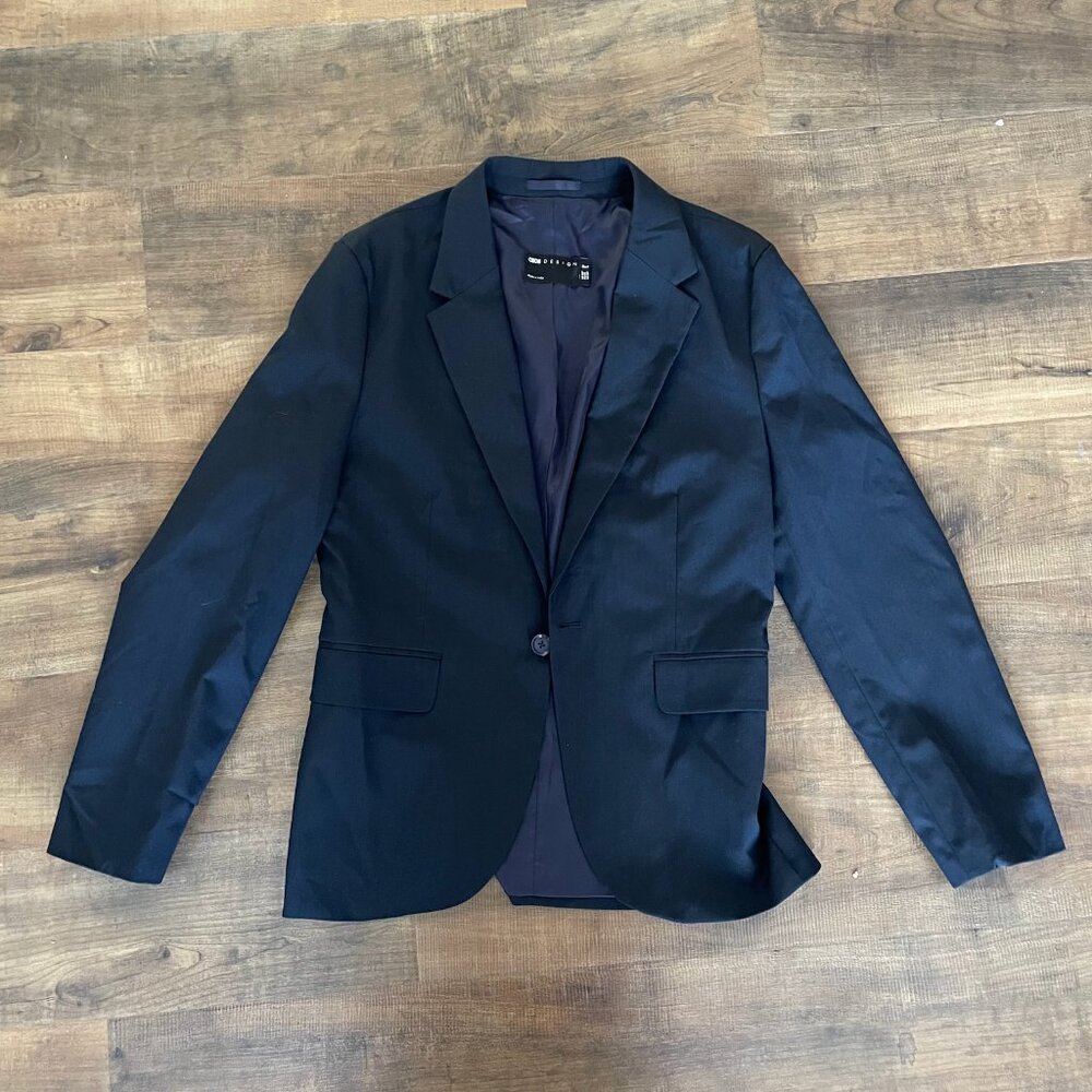 ASOS DESIGN Men's Short‎ Blazer | Black | Size M | Classic & Stylish